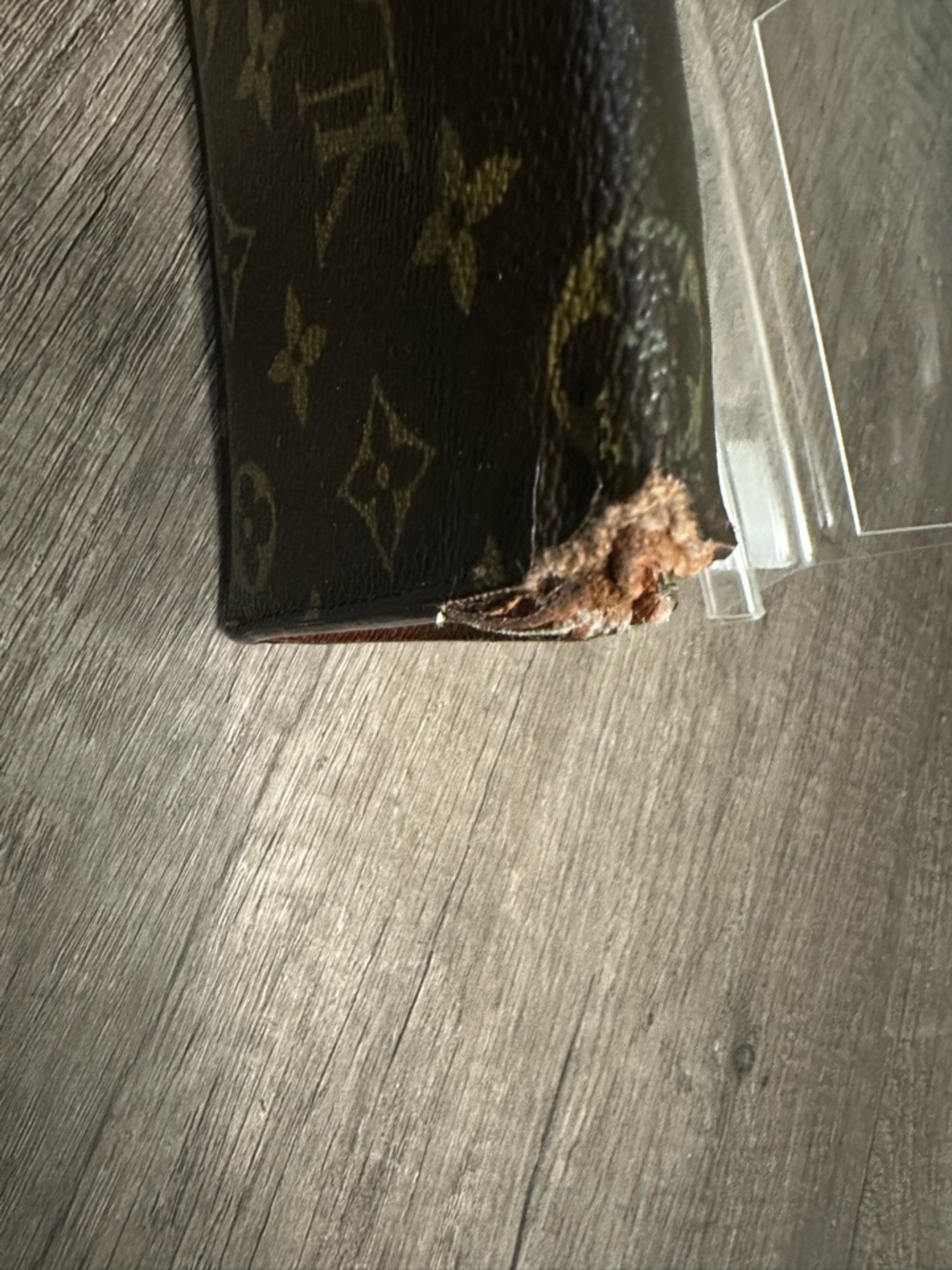 Louis Vuitton Monogram Canvas Chain Wallet in Brown with Gold Hardware - Picture 3 of 14